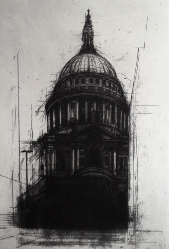 ST PAUL'S CATHEDRAL
etching & aquatint  24 x 16.5 cm
£165